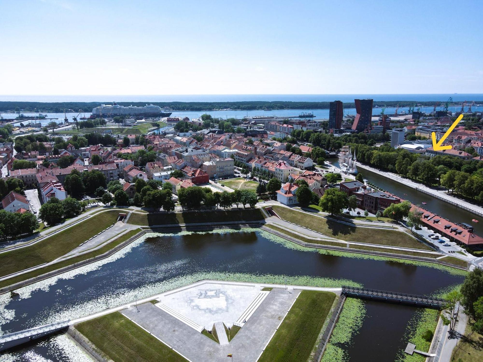 Great View Studio, Self Check In, Free Parking Klaipėda Exteriör bild
